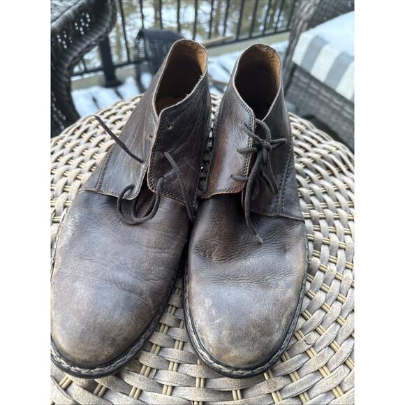 John Varvatos Brown Leather Dress Oxford Derby Shoe US 10 Lace-Up Broken In main image 14